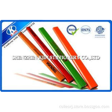 Multi Color Rectangle Line Drawing Pencil / Wood Carpenter